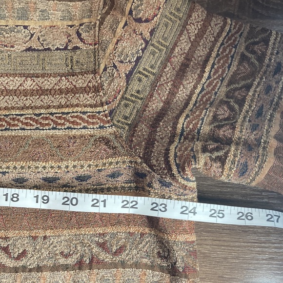 Vintage Gotcha Covered Women’s XL Tapestry Blazer Jacket Neutral Brown 90s - Picture 6 of 9